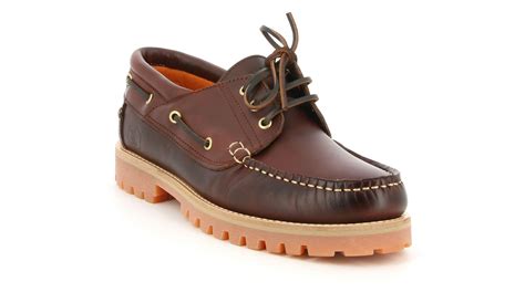 LUMBERJACK Scarpa barca in pelle ingrassata 7804.